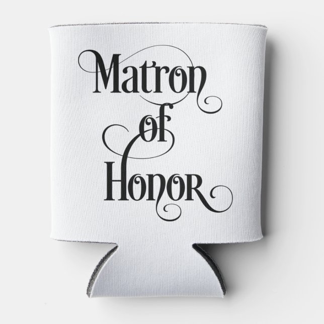 Enfriador De Latas Dama de Honor (Anverso)