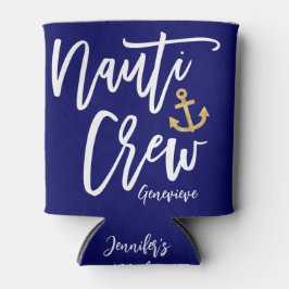 Enfriador De Latas Damas de Honor Nauti Tripulación Despedida de Solt