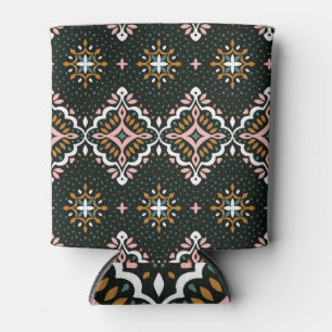 Enfriador De Latas Damasco Oriental: Talavera Vintage Elegance