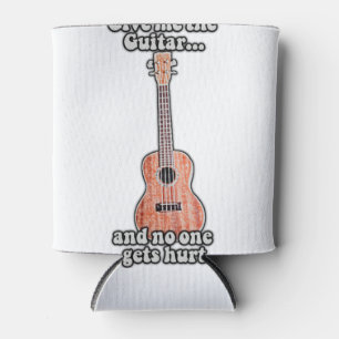 Enfriador De Latas Dame la guitarra y nadie sale herido. vintage