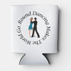 Enfriador De Latas Danza redonda 12 oz Refrigerador de bebidas/Coozie