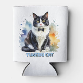 Enfriador De Latas Dapper Tuxedo Cat