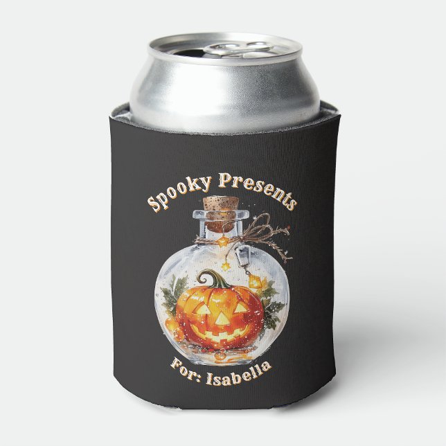 Enfriador De Latas Dark Magic Glowing Jack O Lantern Pumpkin  (Subido por el creador)