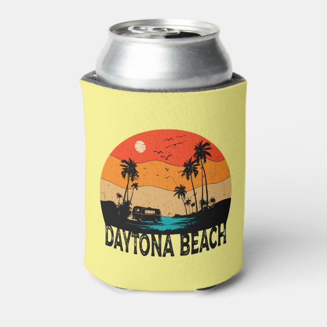 Enfriador De Latas Daytona Beach Vintage (Reverso de la lata)
