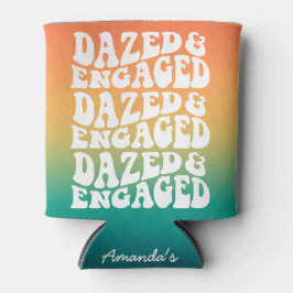 Enfriador De Latas Dazed Enged Retro Bridal Shower