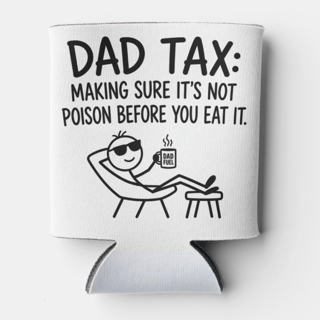 Enfriador de Latas de Chiste de Papá (Anverso)