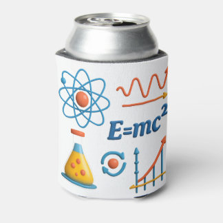 Enfriador de latas de ciencia y física colorido