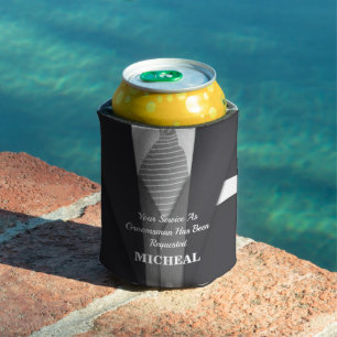 Enfriador de latas de invitación para padrino o ac