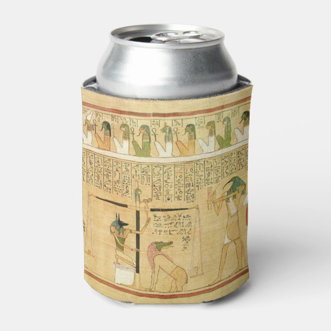 Enfriador de latas de jeroglíficos de Egipto (Lata Anverso)