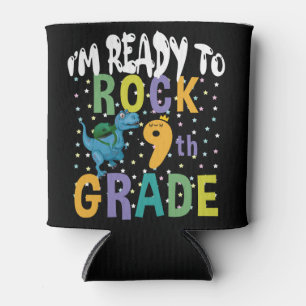 Enfriador De Latas De vuelta a la escuela Estoy listo para rockear 9º
