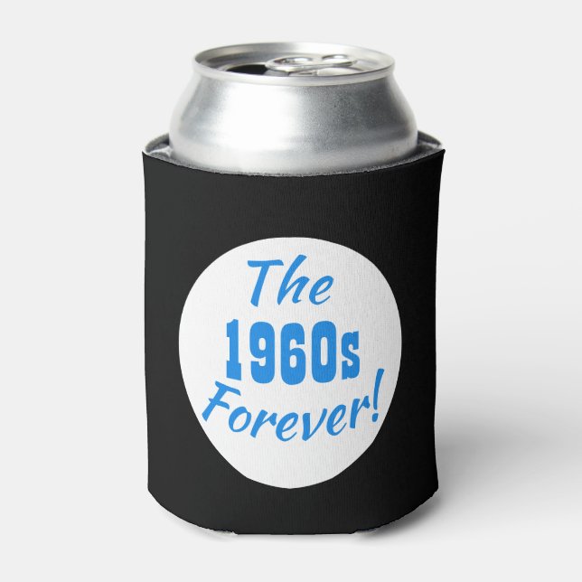 Enfriador De Latas Década Retro Divertida de los 60 (Lata Anverso)