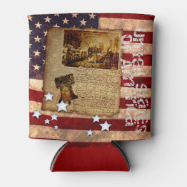 Enfriador De Latas Declaración de independencia sobre la bandera de l