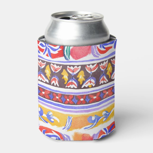 Enfriador De Latas decoración tradicional rumana (Lata Anverso)