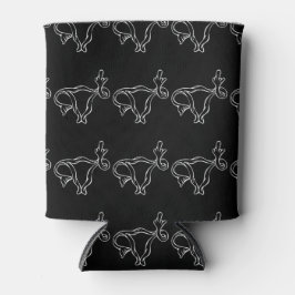 Enfriador De Latas Dedo medio uterus feminista a favor de la elección