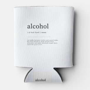 Enfriador De Latas Definición de alcohol significa Decoración de arte