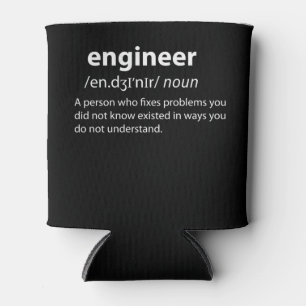 Enfriador De Latas Definición de diccionario divertida de ingeniero