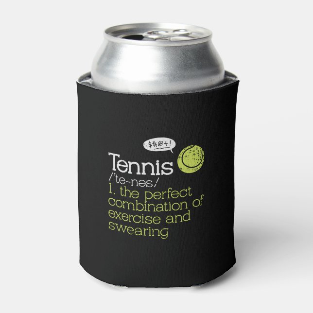 Enfriador De Latas Definición de tenis (Lata Anverso)
