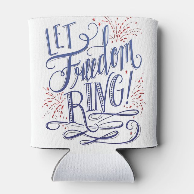 Enfriador De Latas Dejar que suene la libertad (Reverso)