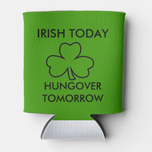 ENFRIADOR DE LATAS DEL IRLANDÉS EL DÍA DE ST PATRICK HUNGOVER DE LA