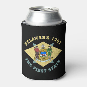ENFRIADOR DE LATAS DELAWARE 1797 LA PRIMERA BANDERA ESTATAL