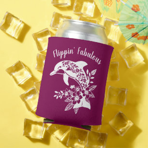 Enfriador De Latas Delfín Hawai Flippin' Fabulous Wine Color