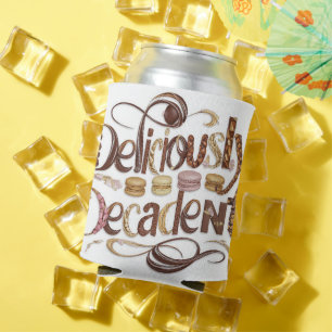 Enfriador De Latas Deliciosamente Decadentes Pasteles y Chocolate