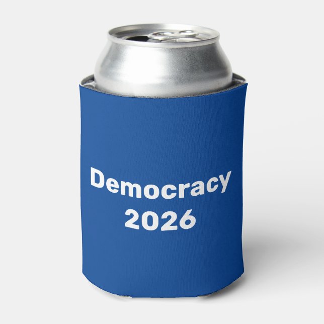 Enfriador De Latas Democracia 2026 Elecciones de mitad de período (Lata Anverso)