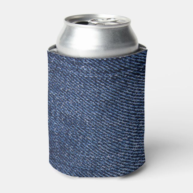 Enfriador De Latas Denim azul profundo (Lata Anverso)