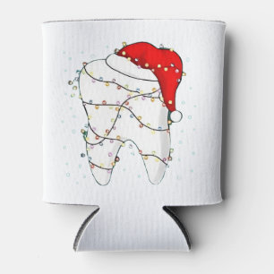 Enfriador De Latas Dental Navidad Dunny Dentista Vacaciones