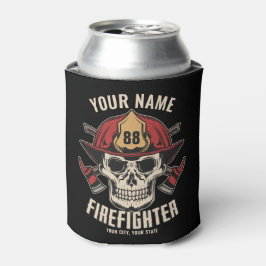 Enfriador De Latas Departamento de bomberos de bomberos de cráneo per