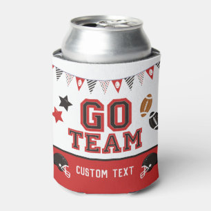 Enfriador De Latas Deportes festivos Red and Black Festiman de Go Tea