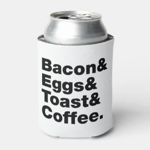 Enfriador De Latas Desayuno (Bacon, Huevos, Tostadas y Café).