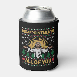 Enfriador De Latas Descepciones Todos Ustedes Jesús Navidad Feo 