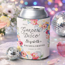 Enfriador De Latas Despedida de soltera Disco de Jardín Monograma