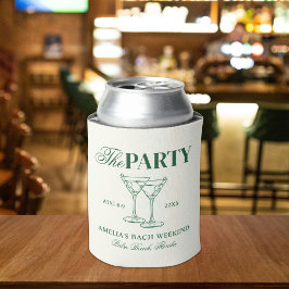 Enfriador De Latas Despedida de soltera Martinis & Matrimonio
