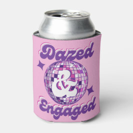 Enfriador De Latas Despedida de Soltera Retro Disco Dazed & Engaged