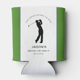 Enfriador De Latas Despedida de soltero con tema de golfista