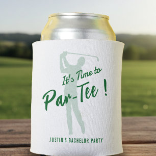 Enfriador De Latas Despedida de Soltero de Golf Es Hora de Par-Tee