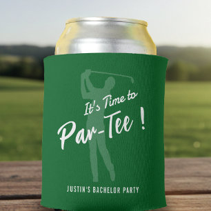 Enfriador De Latas Despedida de Soltero de Golf Es Hora de Par-Tee