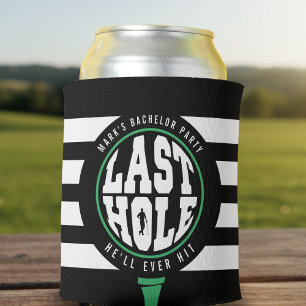 Enfriador De Latas Despedida de Soltero de Golf Último Hoyo que Golpe