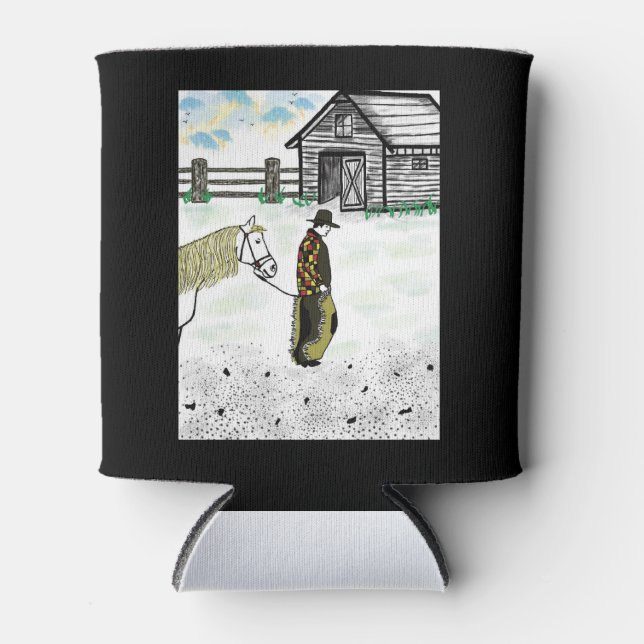 Enfriador De Latas Después de una equitación (Anverso)