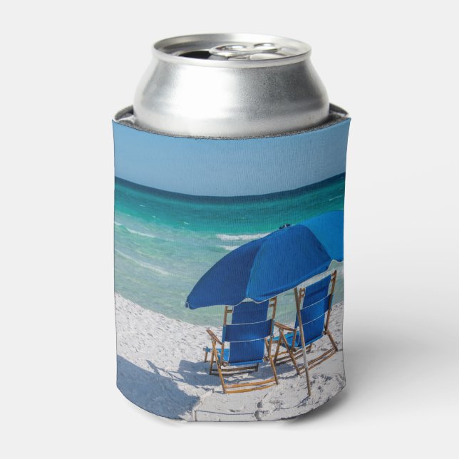 Enfriador De Latas Destin Florida Sillas Y Refrigerador de bebidas De (Lata Anverso)