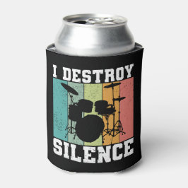 Enfriador De Latas Destruyo El Silencio Dolor Retro De Bambor Vintage