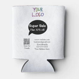 Enfriador De Latas detalles del código QR del análisis de descuento c