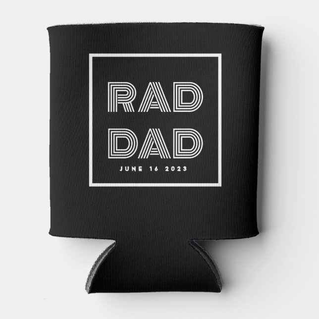 Enfriador De Latas Día de los Padres de Rad Dad (Anverso)