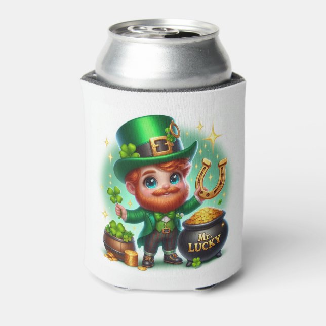 Enfriador De Latas Día de San Patricio (Reverso de la lata)