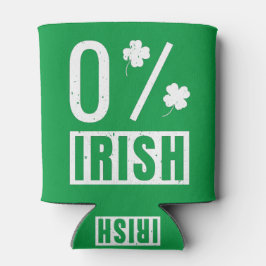 Enfriador De Latas Día de San Patricio 0% trébol de cuatro hojas irla