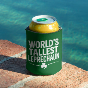Enfriador De Latas Día de San Patricio, el Leprechaun más alto del mu