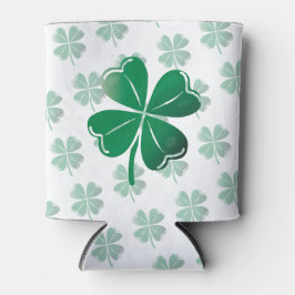 Enfriador De Latas Día de San Patricio Frenesí Trébol de Cuatro Hojas