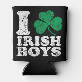 Enfriador De Latas Día de San Patricio, Shamrock Irish Boys